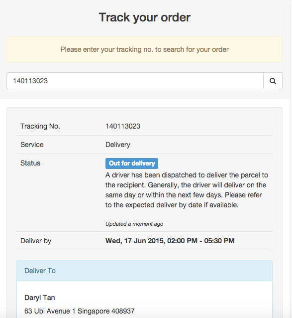 How To Link Directly To Track And Trace Detrack