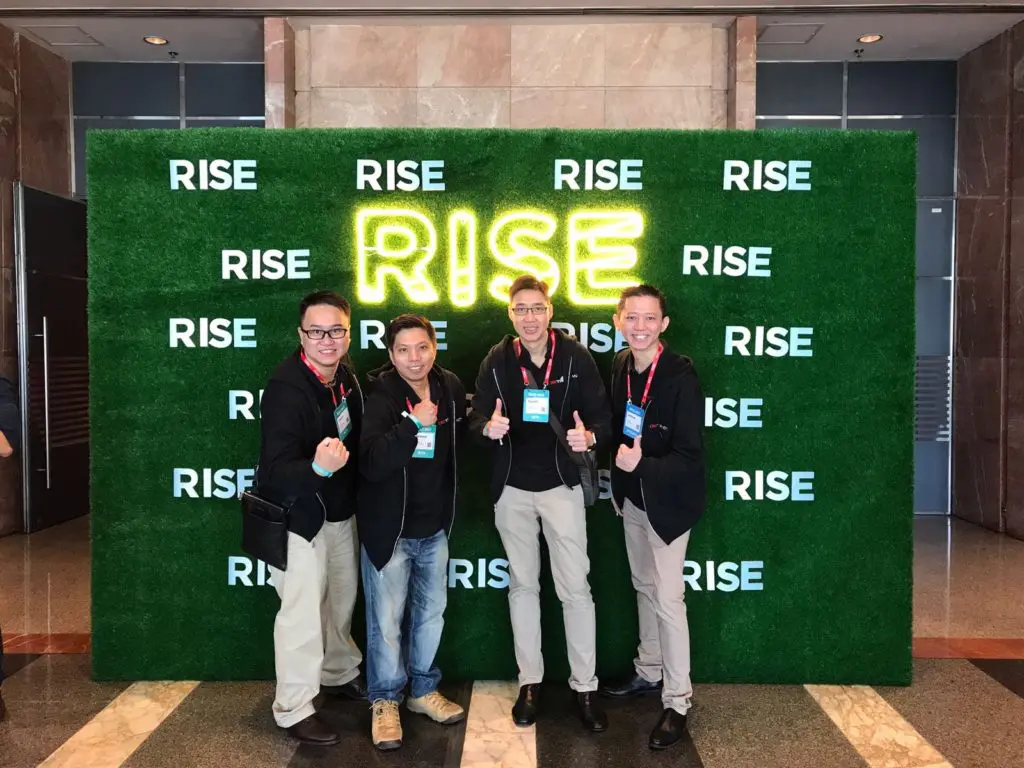 Detrack team gives thumbs up to RISE 2017