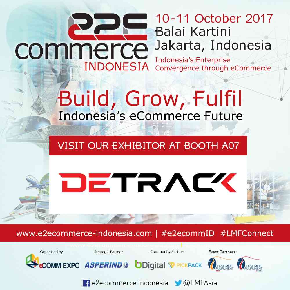 Detrack at e2e Commerce Indonesia 2017