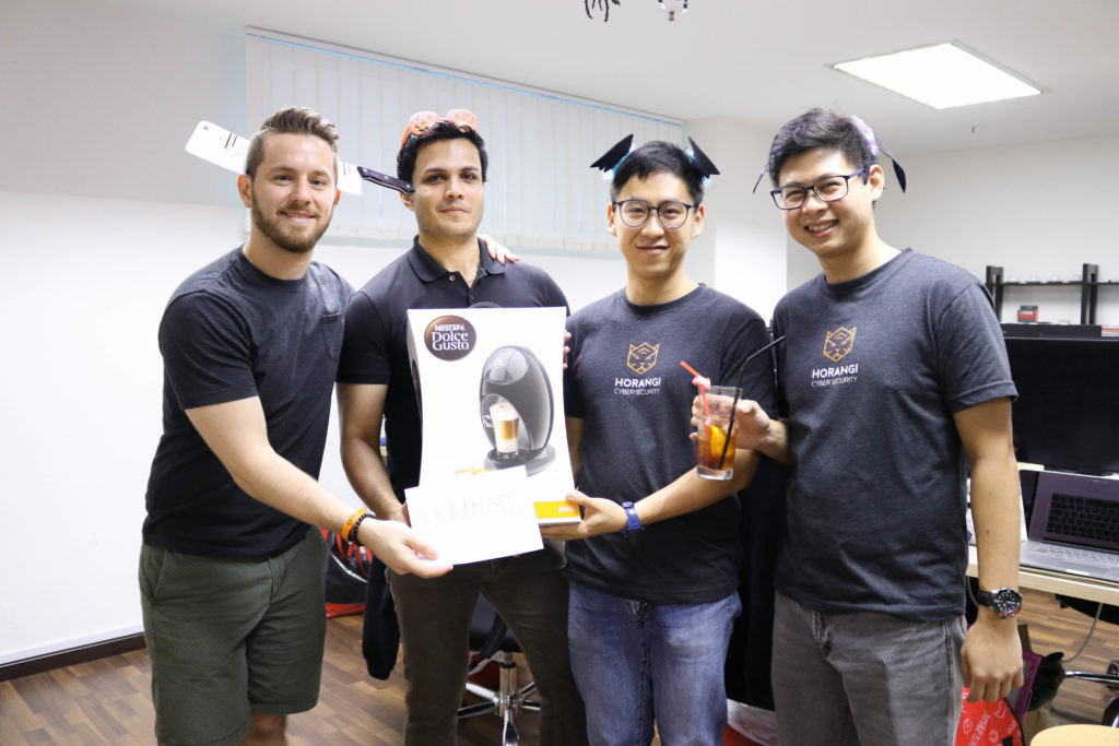 The winning team