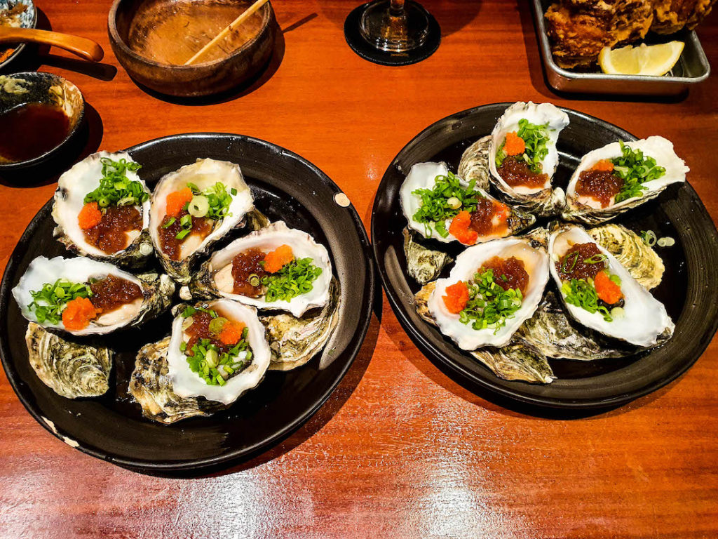 Fresh oysters