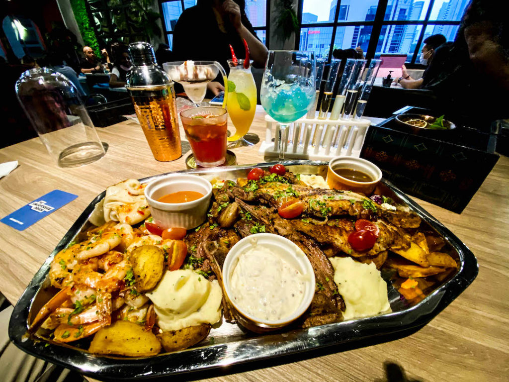 A Surf & Turf platter to start things off
