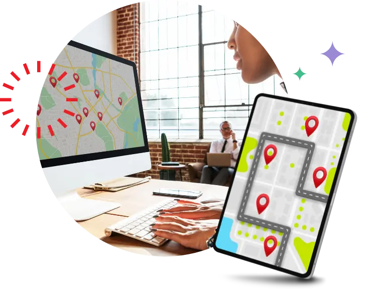 Instant Route Optimization for Large Fleets