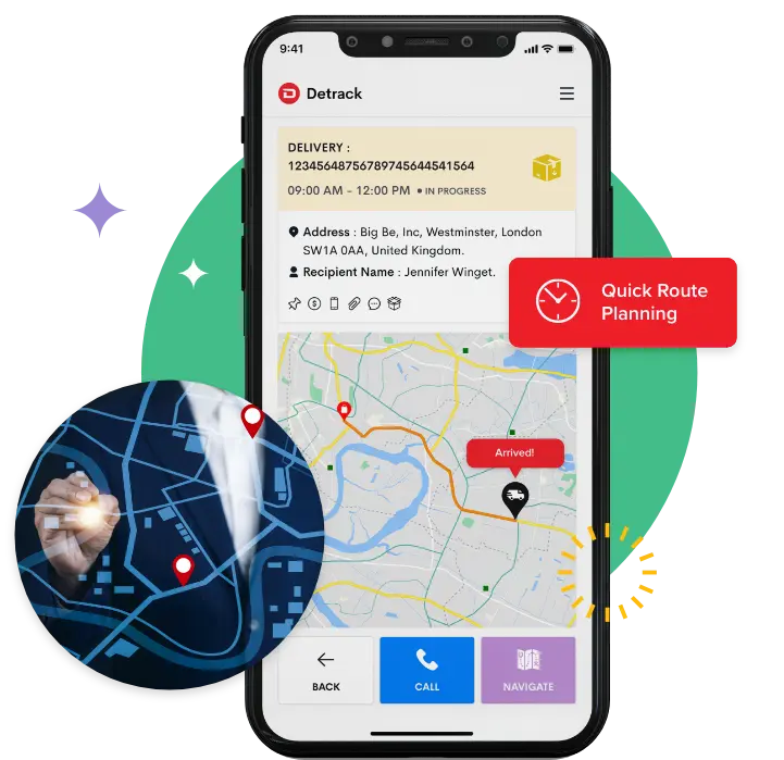 instant route optimization for large fleets