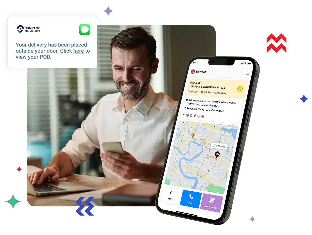 get notified on delivery progress