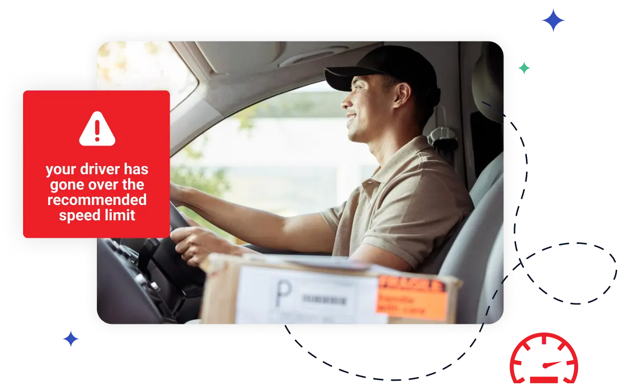 receive warnings on bad driver behaviour
