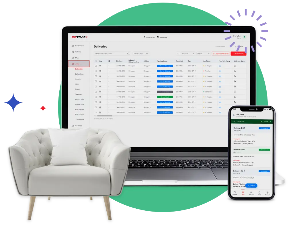 Schedule deliveries accurately