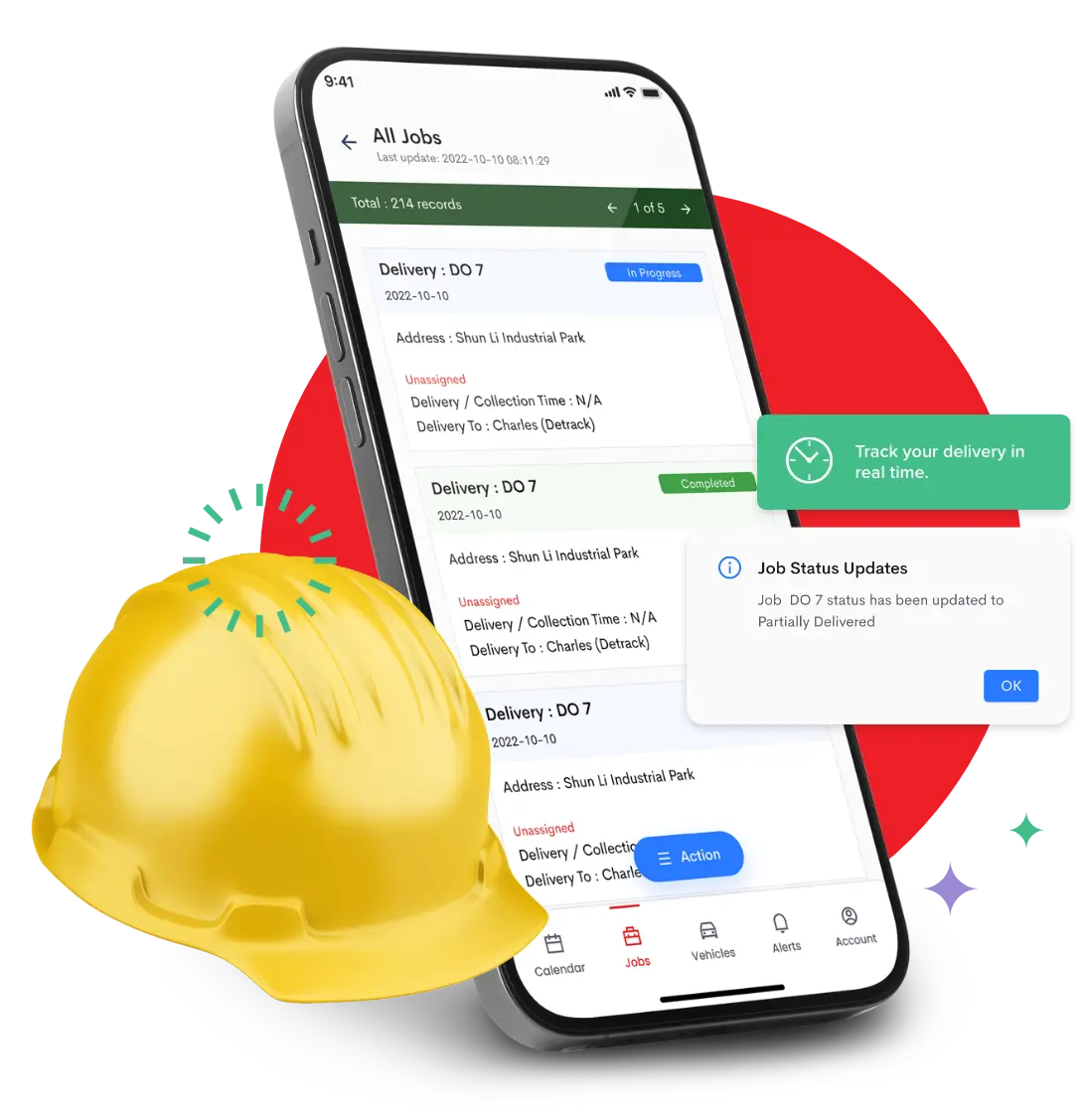 construction materials tracking operations