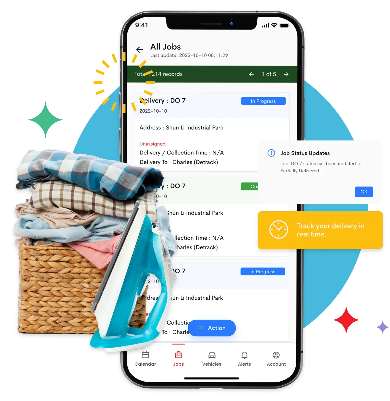 ultimate delivery software for laundry services