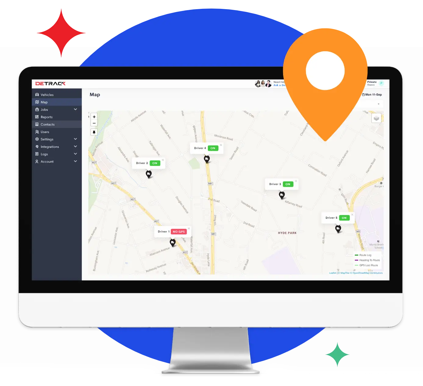 Control Your Fleet With Vehicle Tracking