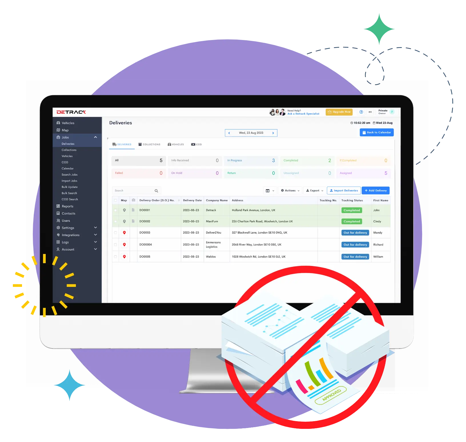 Keep track of your documents with electronic copies