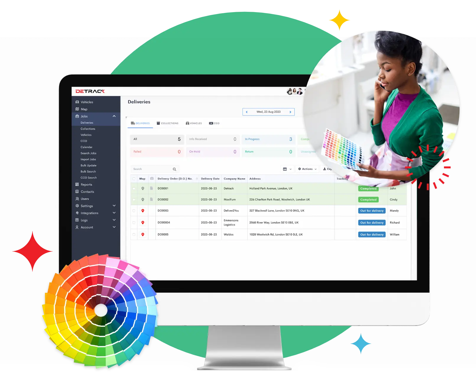 Detrack Makes Print Delivery Easy Build Customer Trust