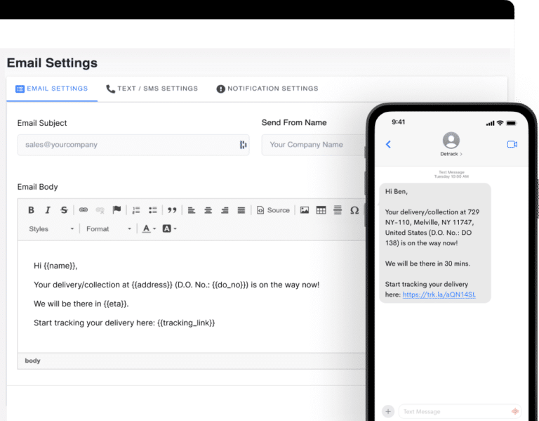 Delivery Notifications for Real-Time Updates