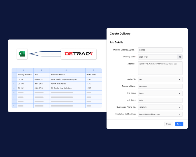 how to set up detrack