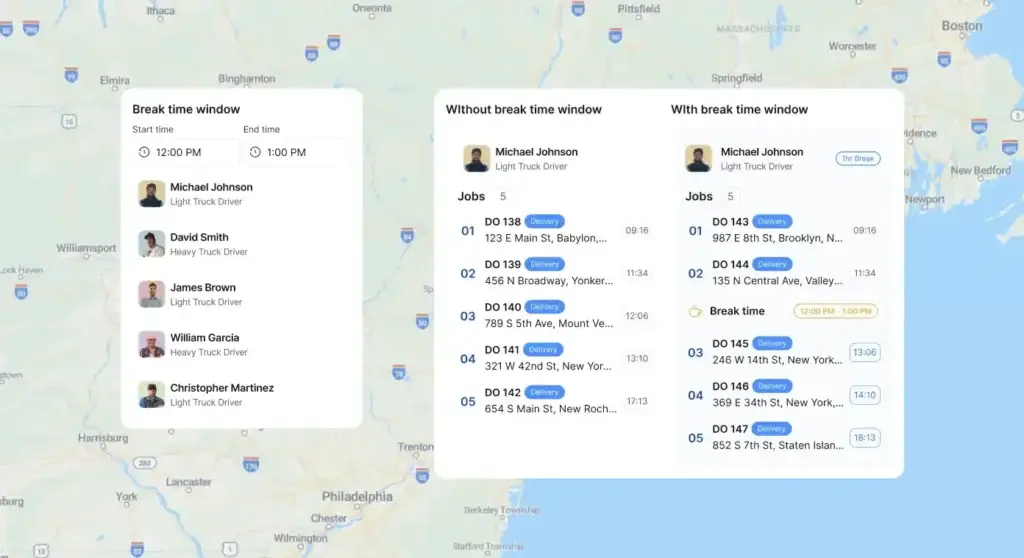 route optimization enhancements