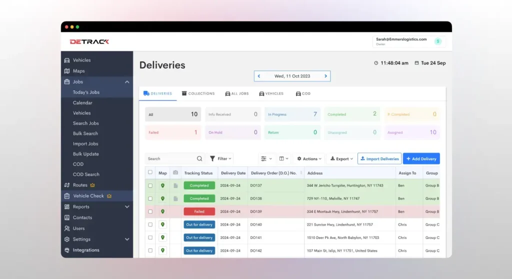 construction logistics software