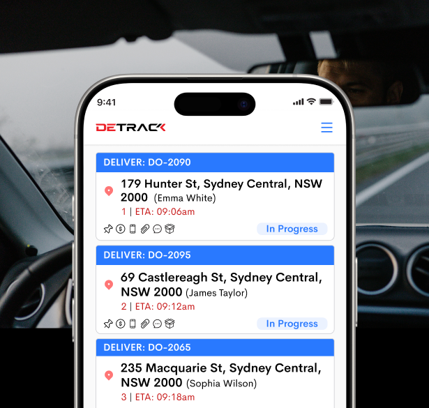 Driver app with offline mode