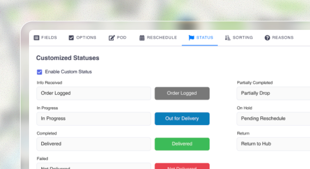 SLA / exception status framework